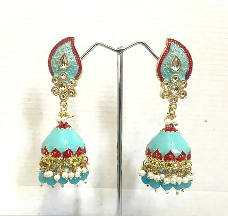 Meena earrings  uploaded by Meena art on 7/12/2023