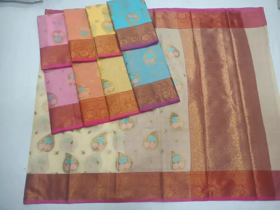 Banarasi kota chek cotton saree uploaded by SHAMEEMA SAREES on 7/12/2023