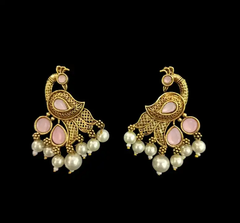 Peacock with beautiful pink stone  uploaded by Wearhouse Fashion Private Limited on 7/12/2023
