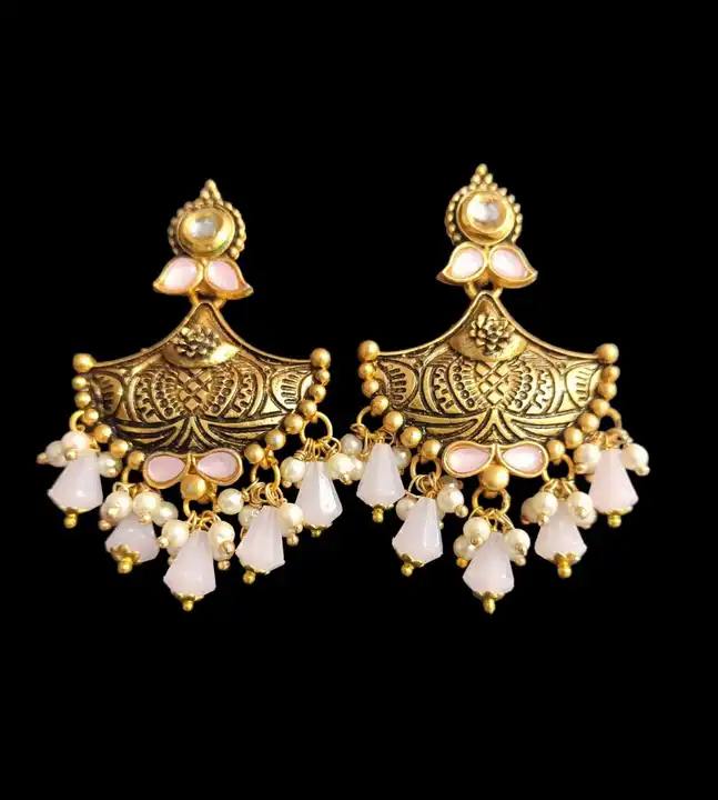 Traditional Indian Design Pink High gold drops uploaded by Harsh Enterprises on 7/12/2023