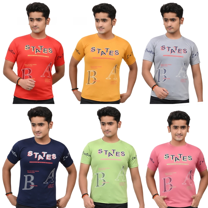 Kids cotton lycra imported fabric casual tshirts uploaded by ARIHANT APPARELS on 7/12/2023
