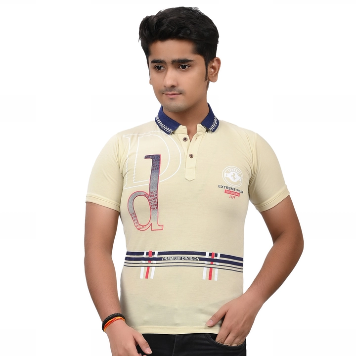 Kids Cotton lycra hosiery casual collar tshirt uploaded by ARIHANT APPARELS on 7/12/2023
