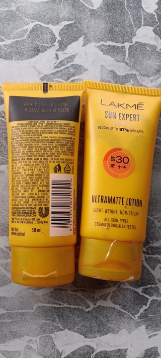 LAKME SUN SPF 30 MRP 275  uploaded by MK TRADERS on 7/12/2023