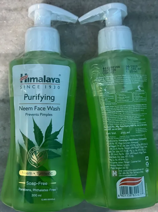 Himalaya Face Wash 200ml - MRP 250 uploaded by MK TRADERS on 7/12/2023