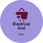 Business logo of Electrical and plumbing shop