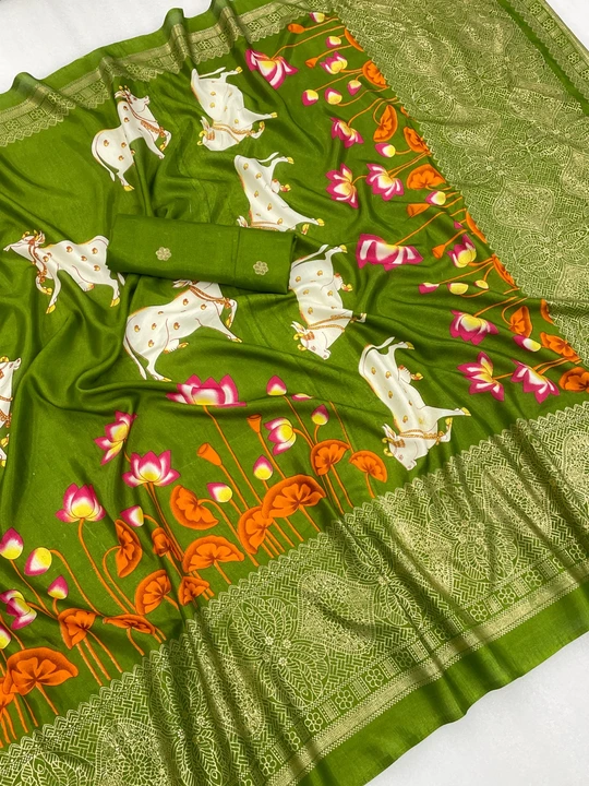 Soft paithani silk  uploaded by Leedon hub on 7/12/2023