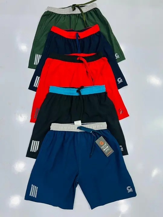 Ns lycra cantrast belt shorts for mens  uploaded by Shrey creation  on 7/12/2023