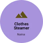 Business logo of Clothes steamer review