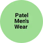 Business logo of PATEL men's wear