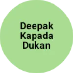 Business logo of Deepak kapada dukan
