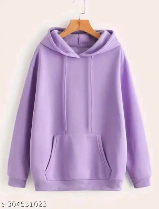 Fleece cotton girls hoodie  uploaded by Aayan fashion on 7/12/2023