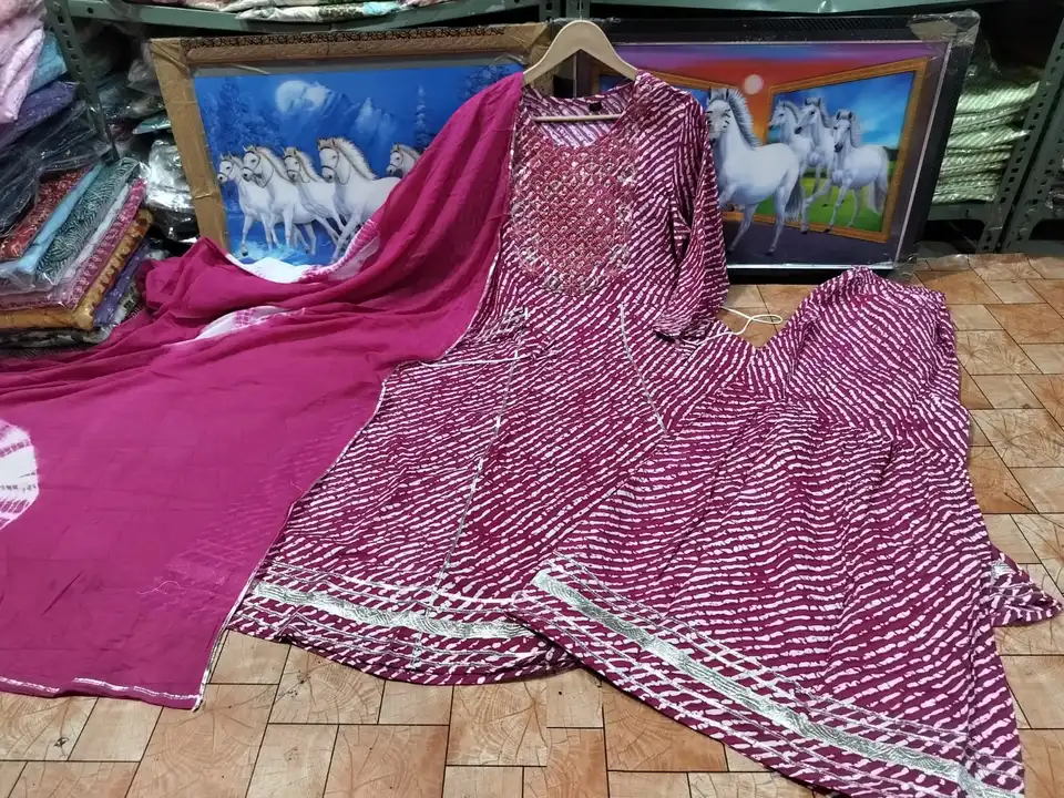 Rayon kurti with cotton dupatta  uploaded by The Cozy Creations  on 7/12/2023