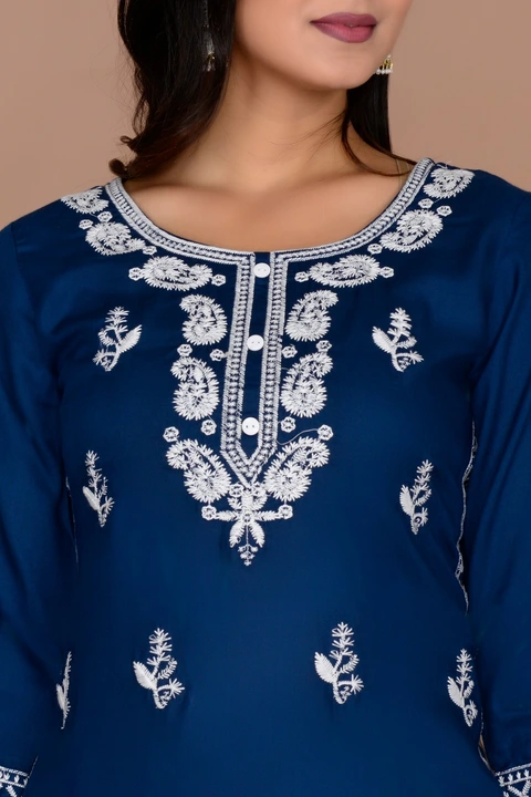Embroidered kurti  uploaded by PANIHARI COLLECTION CENTRE on 7/12/2023