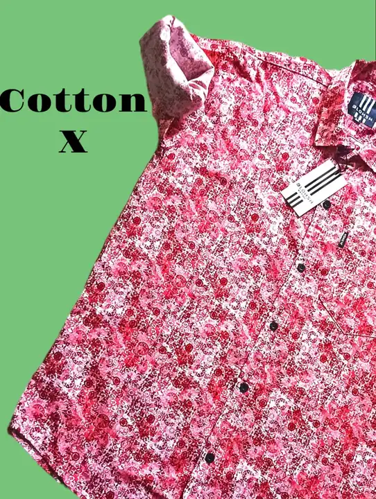 Printed patchy shirt cotton X uploaded by Cotton X - Made in India  on 7/12/2023