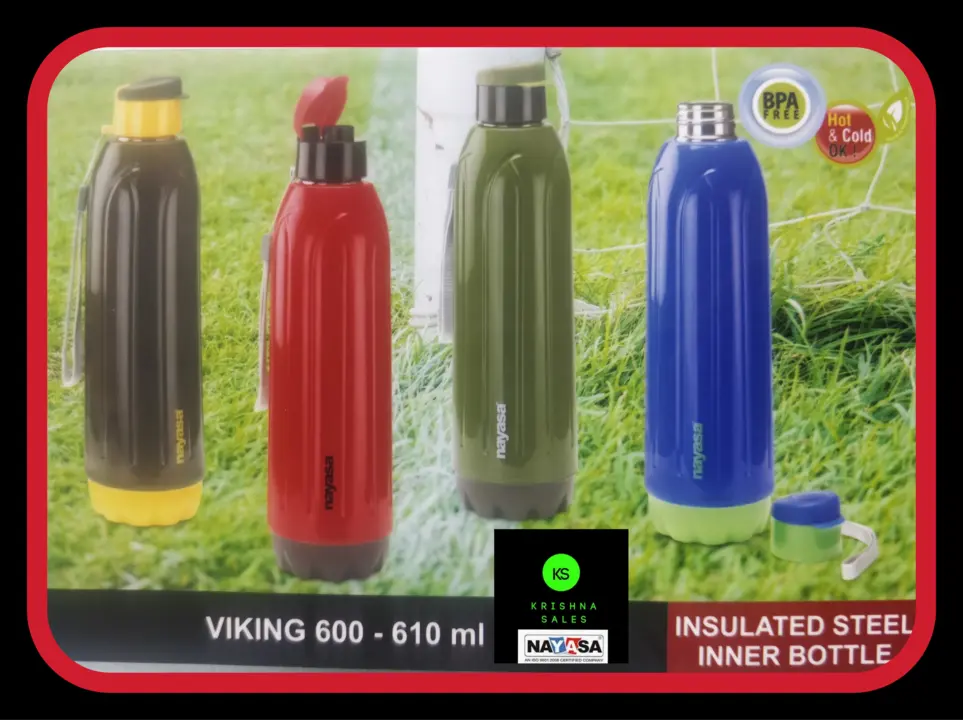 Nayasa Viking steel Insulated bottle 610ml uploaded by Krishna Sales on 7/12/2023