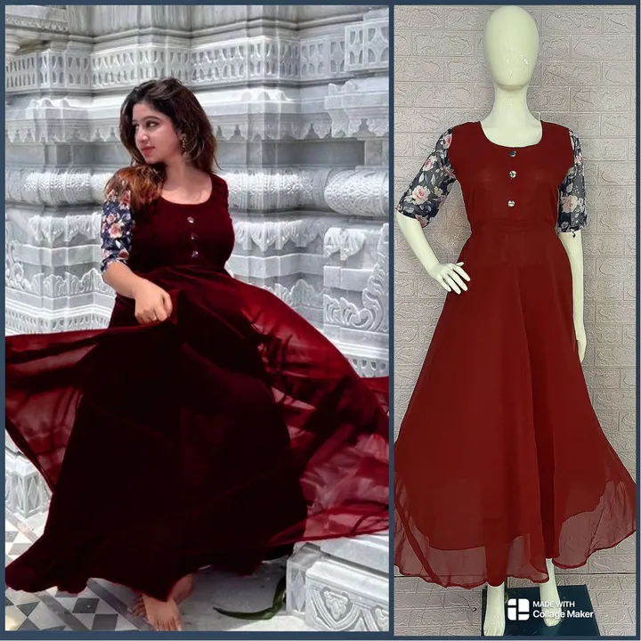 Glamorous party wear gown  uploaded by Yuvin Trendz on 7/12/2023