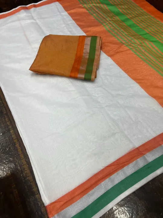 Imported cotton saree uploaded by VARDHAK COLLECTION  on 7/12/2023