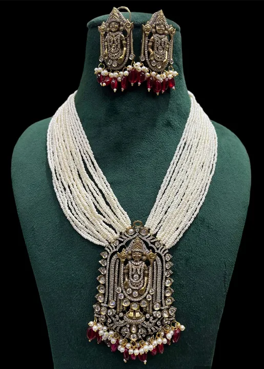 High quality long set temple jewellery  uploaded by VARDHAK COLLECTION  on 7/12/2023