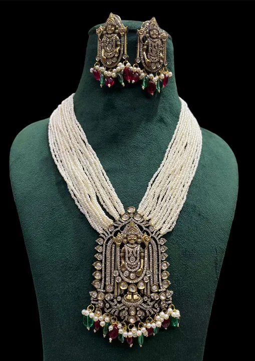 High quality long set temple jewellery  uploaded by VARDHAK COLLECTION  on 7/12/2023