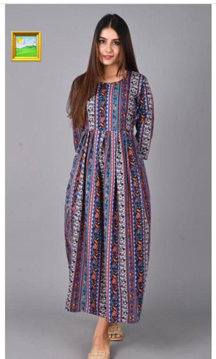 Printed dress uploaded by business on 7/12/2023