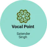Business logo of Vocal point