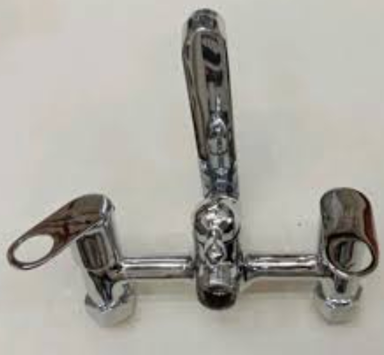 Silver 2 In 1 Brass Wall Mixer, For Bathroom Fitting uploaded by Av enterprise  on 7/12/2023