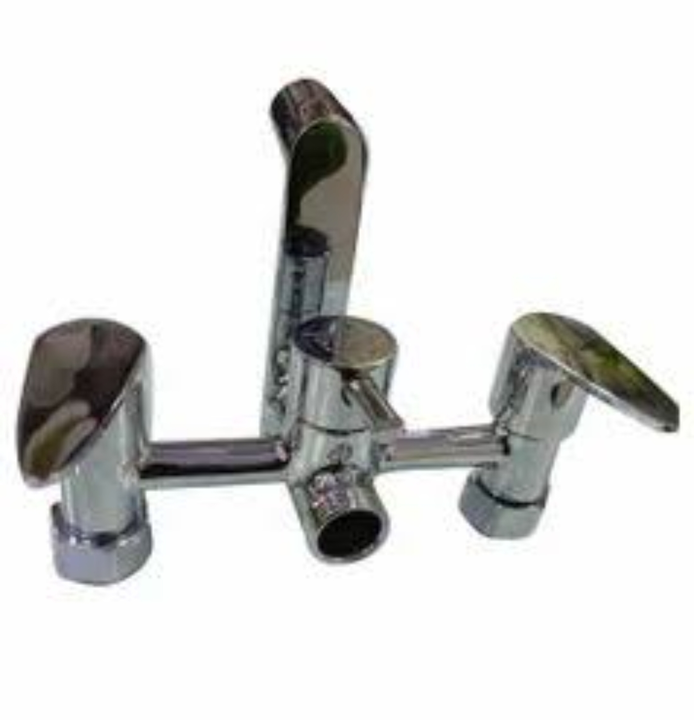Silver 2 In 1 Brass Wall Mixer, For Bathroom Fitting uploaded by business on 7/12/2023