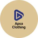 Business logo of apsa clothing