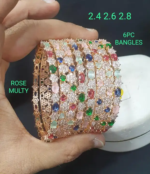 Premium quality American Daimond Bangles  uploaded by Fansy Jewellery  on 7/13/2023