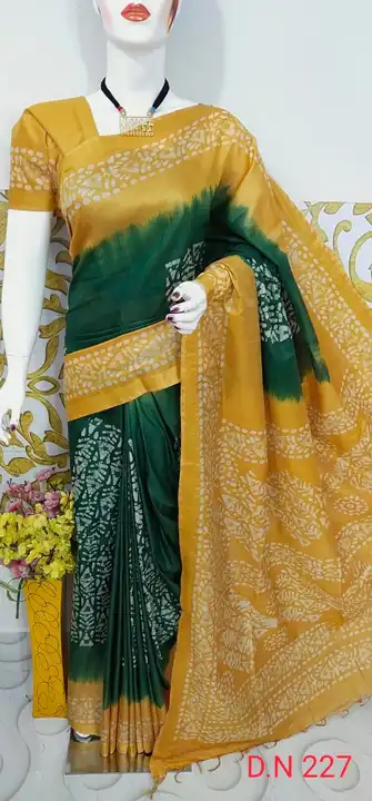 Bartic silk saree uploaded by Indiano Creation on 7/13/2023