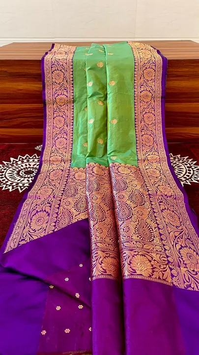 Pure katan handloom banarasi silk sarees  uploaded by Zeya Textiles on 7/13/2023