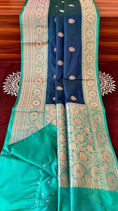 Pure katan handloom banarasi silk sarees  uploaded by business on 7/13/2023