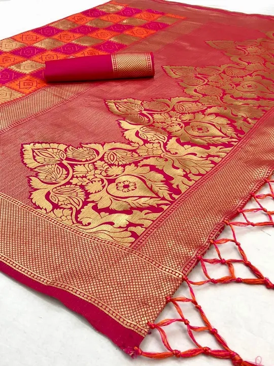 SOFT LICHI SILK SAREE uploaded by khan wholeseller on 7/13/2023