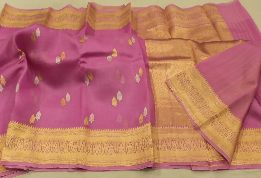 Banarasi soft Organja Silk Dyeble Saree  uploaded by G.N.S. on 7/13/2023