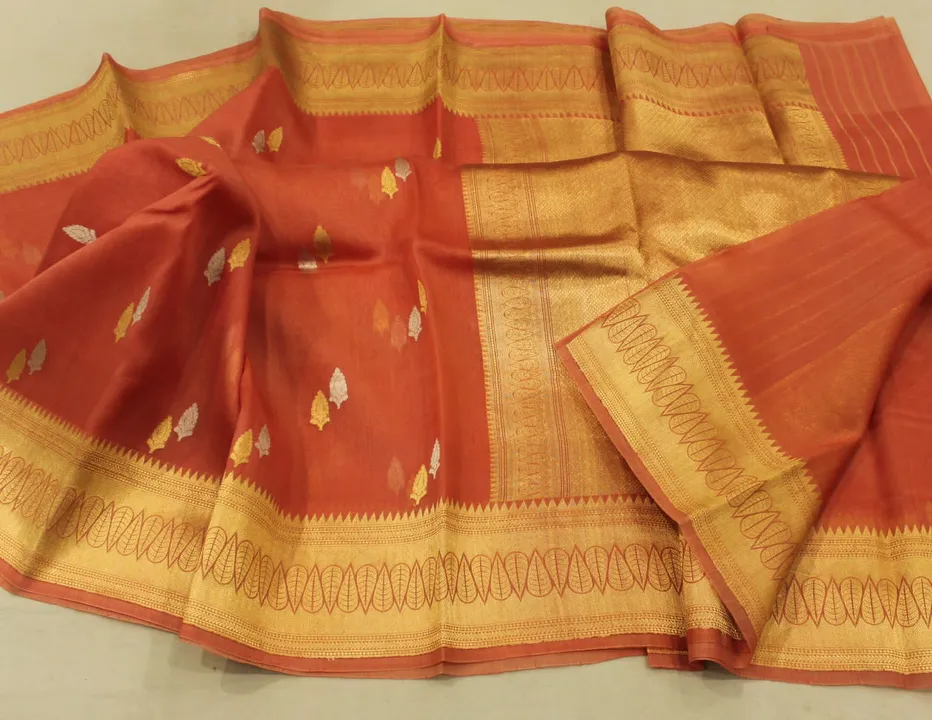 Banarasi soft Organja Silk Dyeble Saree  uploaded by G.N.S. on 7/13/2023
