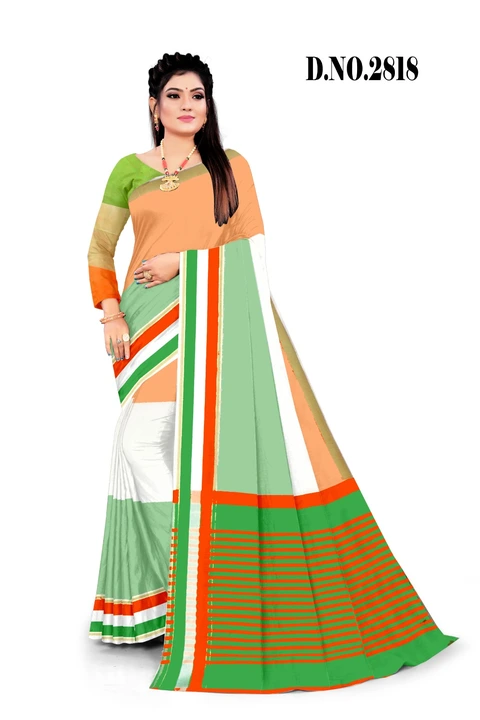 Tiranga saree
Only wholesale order
 uploaded by SHV Sh handloom on 7/13/2023