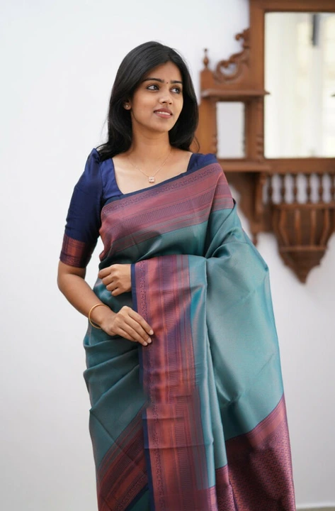 Rich pallu with allover zari weaving design saree  uploaded by DHANANJAY CREATIONS on 7/13/2023