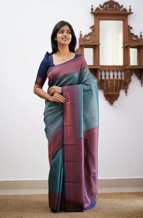 Rich pallu with allover zari weaving design saree  uploaded by DHANANJAY CREATIONS on 7/13/2023