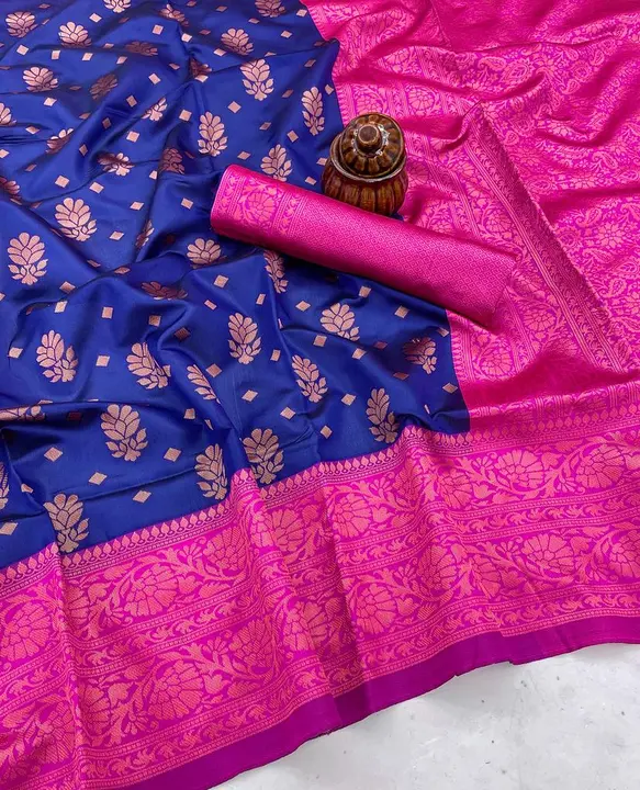 Rich pallu with allover flower design saree  uploaded by DHANANJAY CREATIONS on 7/13/2023