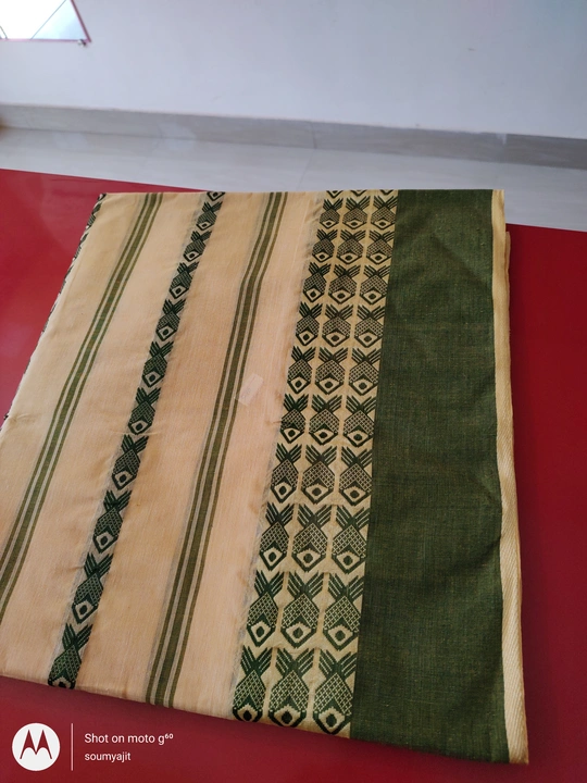 Dhaniakhali tant pure cotton uploaded by Dhaniakhali Sharee Sambhar on 7/13/2023