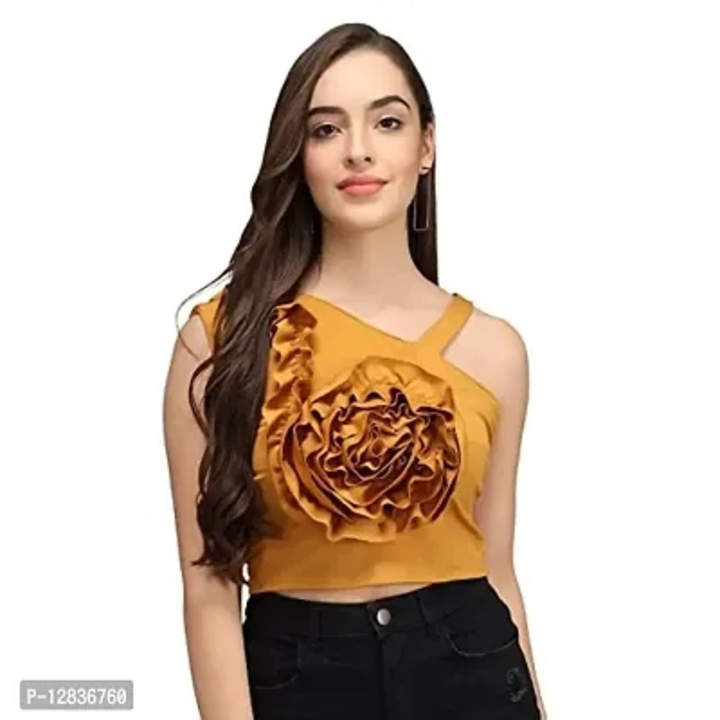 Women's Slim Fit Stylish Crop TOP uploaded by Prince Tiwari on 7/13/2023