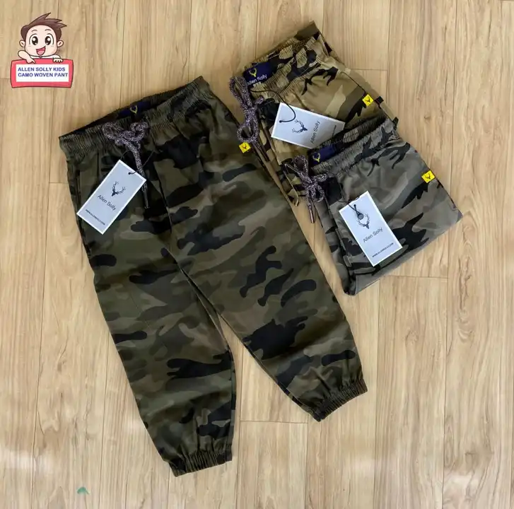 Woven camo kids pant uploaded by Smart Sourcing on 7/13/2023