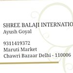 Business logo of Shree Balaji International 
