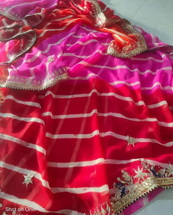 60 gram Georgette lahriya saree uploaded by Deepika Designer Saree on 7/13/2023