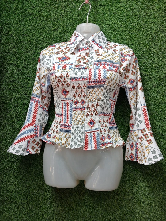 Crop shirt look top uploaded by Ifra garments on 7/13/2023