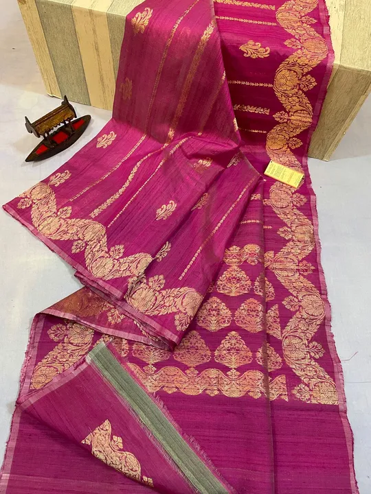 Pure Desi Tassar Handloom Saree uploaded by Ayesha Fabrics on 7/13/2023