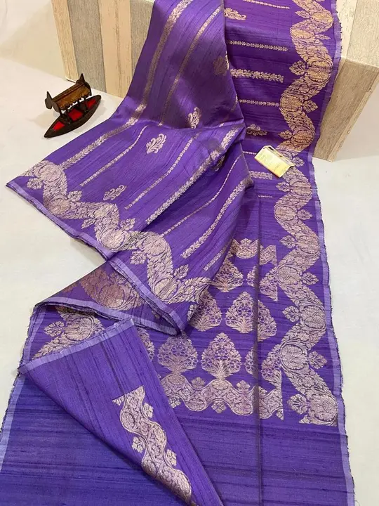 Pure Desi Tassar Handloom Saree uploaded by Ayesha Fabrics on 7/13/2023