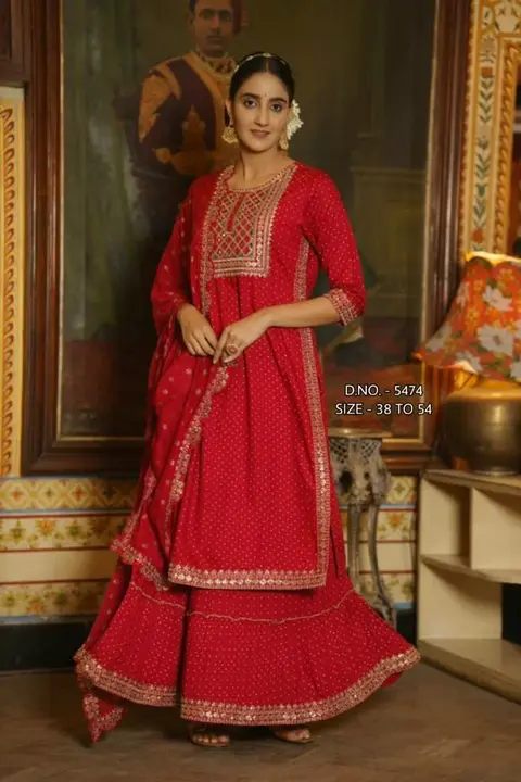 Sharara Dress uploaded by JFP Jaipur on 7/13/2023
