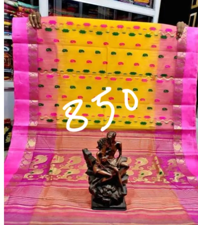 Tant jamdani saree  uploaded by Puja's collection on 7/13/2023