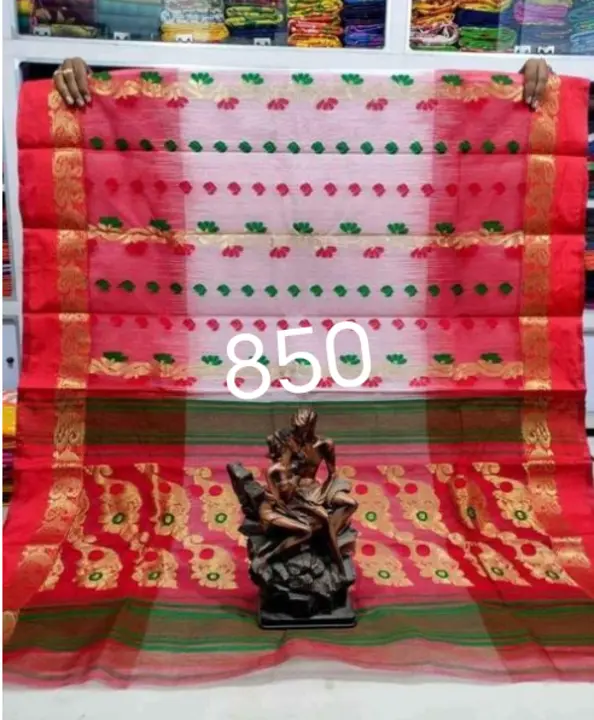 Tant jamdani saree  uploaded by Puja's collection on 7/13/2023